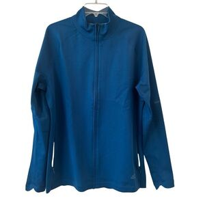 Men’s Adidas Vibrant Blue Zip up Running Jacket